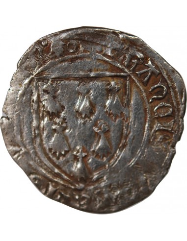 DUCHÉ DE BRETAGNE, FRANCOIS II - GROS A L'ÉCU, 1458 / 1488 NANTES