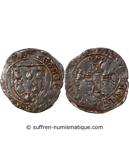 DUCHÉ DE BRETAGNE, FRANCOIS II - GROS A L'ÉCU, 1458 / 1488 NANTES