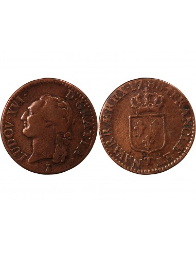 LOUIS XVI - 1/2 SOL 1788 T NANTES