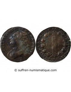 LOUIS XVI, CONSTITUTION - 12 DENIERS 1793 T NANTES