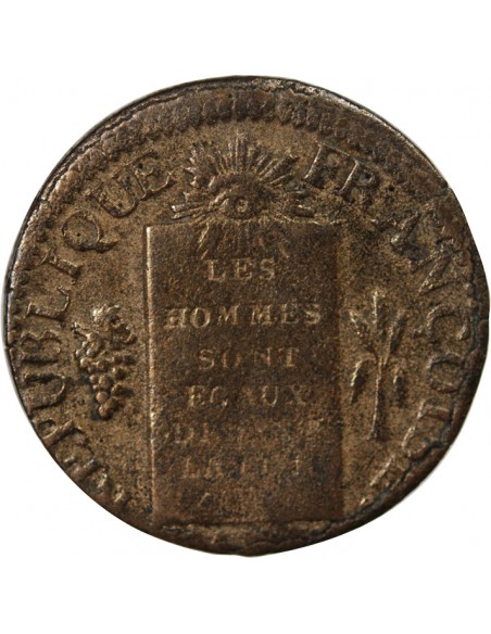 LOUIS XVI, CONSTITUTION - SOL AUX BALANCES - 1793, T NANTES