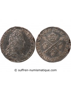 LOUIS XIV﻿ - 10 SOLS AUX INSIGNES 1706 RENNES
