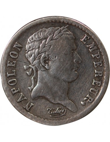 NAPOLEON Ier - 1/2 FRANC ARGENT 1813 T NANTES