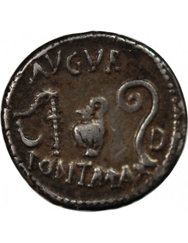 JULES CESAR - DENIER ARGENT - 46 AV JC, AFRIQUE