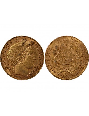 IIIe REPUBLIQUE, CERES ﻿- 10 FRANCS OR 1896 A PARIS﻿