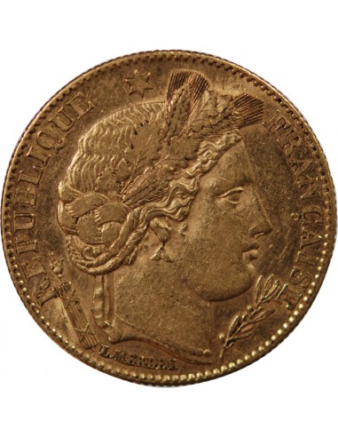 IIIe REPUBLIQUE, CERES - 10 FRANCS OR 1899 A PARIS﻿