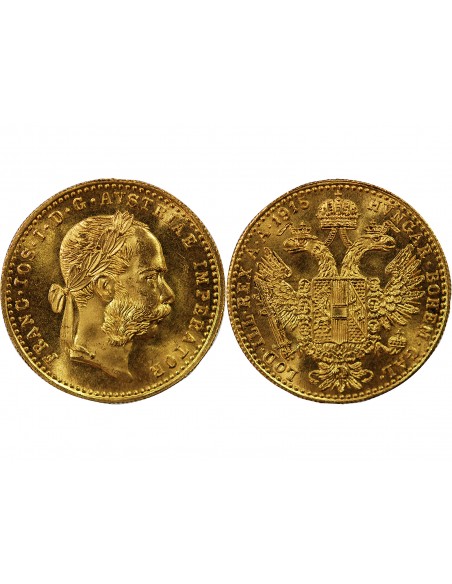 AUTRICHE, FRANCOIS JOSEPH Ier - DUCAT OR 1915