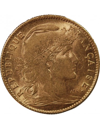 MARIANNE, COQ - 10 FRANCS OR 1912