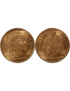 MARIANNE, COQ - 10 FRANCS OR 1912 2