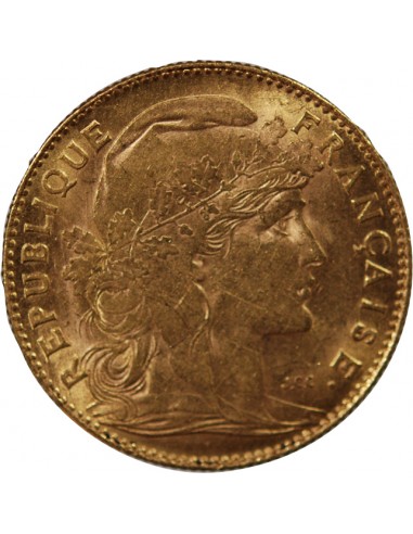 MARIANNE, COQ - 10 FRANCS OR 1912