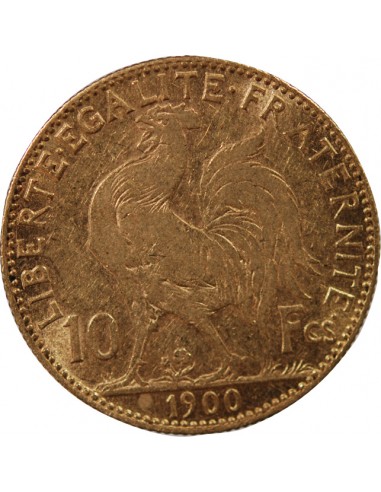MARIANNE, COQ - 10 FRANCS OR 1900