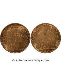MARIANNE, COQ - 10 FRANCS OR 1900
