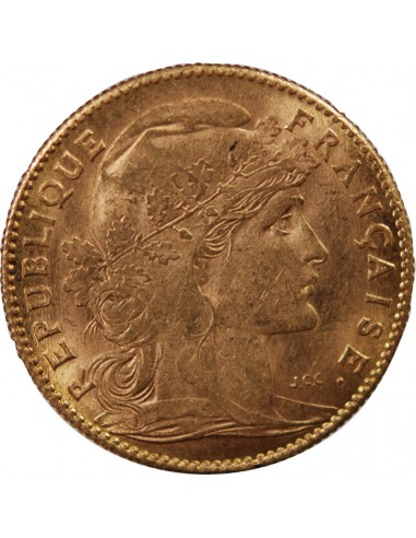 MARIANNE, COQ - 10 FRANCS OR 1911