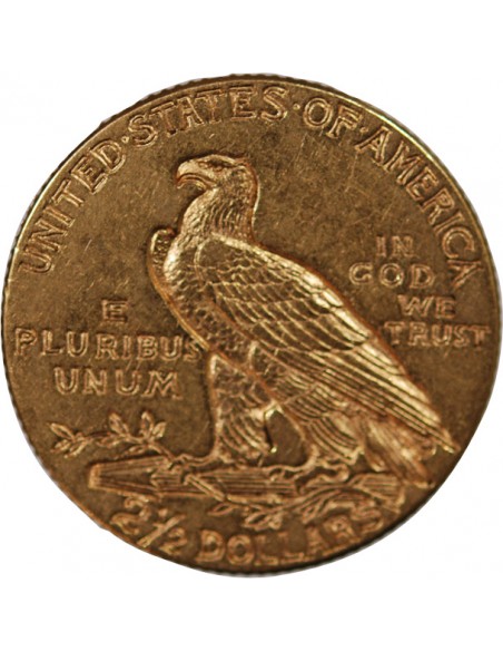 USA, INDIEN - 2 1/2 DOLLARS OR 1915 PHILADELPHIE