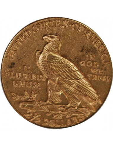 USA, INDIEN - 2 1/2 DOLLARS OR 1913 PHILADELPHIE