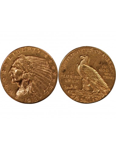 USA, INDIEN - 2 1/2 DOLLARS OR 1913 PHILADELPHIE