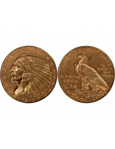 USA, INDIEN - 2 1/2 DOLLARS OR 1912 PHILADELPHIE 2