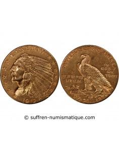 USA, INDIEN - 2 1/2 DOLLARS OR 1912 PHILADELPHIE