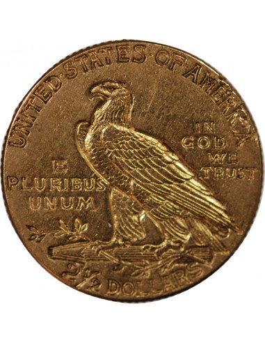 USA, INDIEN - 2 1/2 DOLLARS OR 1913 PHILADELPHIE