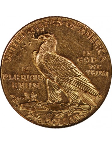 USA, INDIEN - 2 1/2 DOLLARS OR 1925 D DENVER