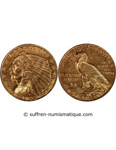 USA, INDIEN - 2 1/2 DOLLARS OR 1925 D DENVER