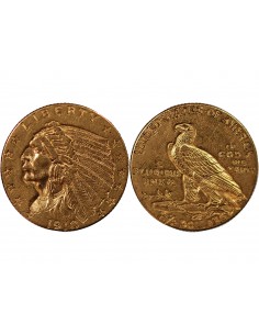 USA, INDIEN - 2 1/2 DOLLARS OR 1910 PHILADELPHIE 2
