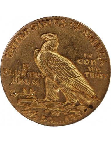 USA, INDIEN - 2 1/2 DOLLARS OR 1911 PHILADELPHIE