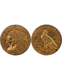 USA, INDIEN - 2 1/2 DOLLARS OR 1911 PHILADELPHIE 2