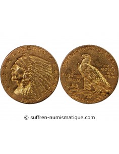 USA, INDIEN - 2 1/2 DOLLARS OR 1911 PHILADELPHIE