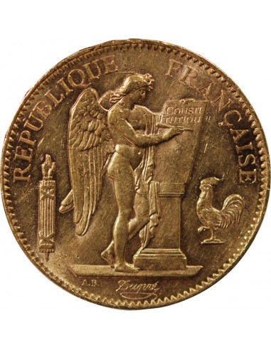 GENIE - 100 FRANCS OR 1908 "Liberté Egalité Fraternité"﻿"﻿