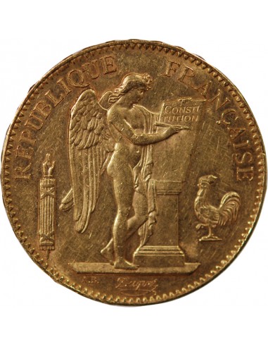 GENIE - 100 FRANCS OR 1900 "Dieu protège la France"﻿