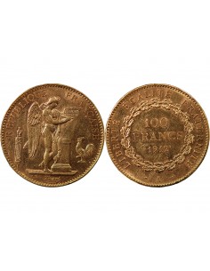 GENIE - 100 FRANCS OR 1912 "Liberté Egalité Fraternité"﻿"﻿ 2