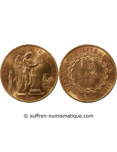 GENIE - 100 FRANCS OR 1912 "Liberté Egalité Fraternité"﻿"﻿