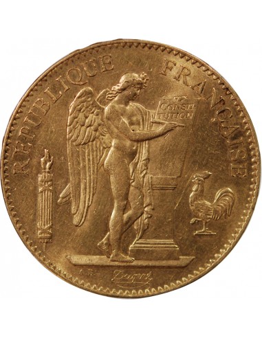 GENIE - 100 FRANCS OR 1879 "Dieu protège la France"﻿