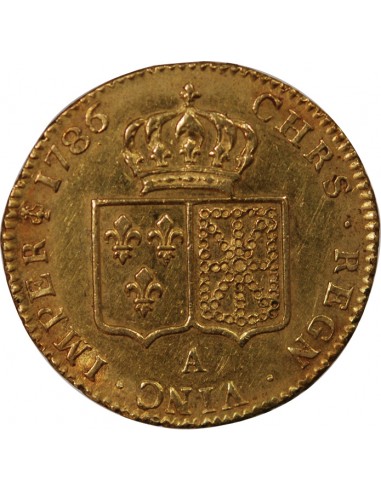 LOUIS XVI - DOUBLE LOUIS D'OR 1786 A PARIS﻿