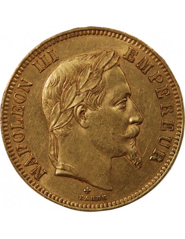 NAPOLEON III - ﻿100 FRANCS OR 1862 BB STRASBOURG