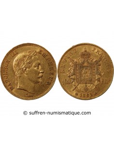 NAPOLEON III - ﻿100 FRANCS OR 1862 BB STRASBOURG
