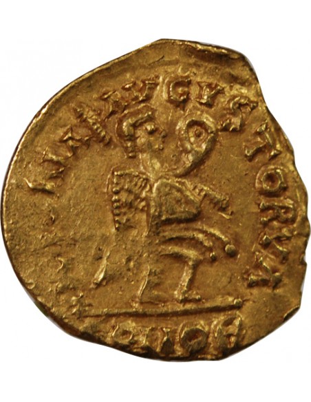 WISIGOTHS - TRIENS PSEUDO-IMPERIAL OR, AU NOM D'ANASTASE, 500-520