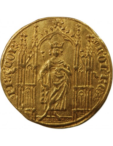 CHARLES IV LE BEL - ROYAL D'OR 1326-1328