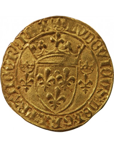 LOUIS XI - ECU D'OR A LA COURONNE, 2nd émission - 1474 / 1483, SAINT LÔ