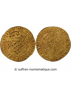 LOUIS XI - ECU D'OR A LA COURONNE, 2nd émission - 1474 / 1483, SAINT LÔ