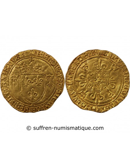 FRANCOIS Ier - ECU D'OR AU SOLEIL DE BRETAGNE - 1515/1540, R RENNES