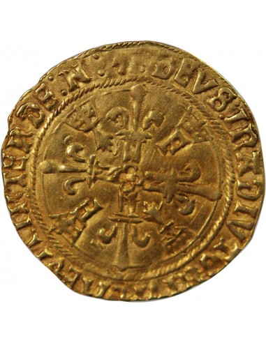 François Ier 1 ecu d'or Or 1515-1540 T Nantes