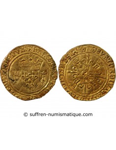 François Ier 1 ecu d'or Or 1515-1540 T Nantes