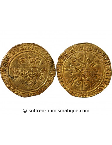 François Ier 1 ecu d'or Or 1515-1540 T Nantes