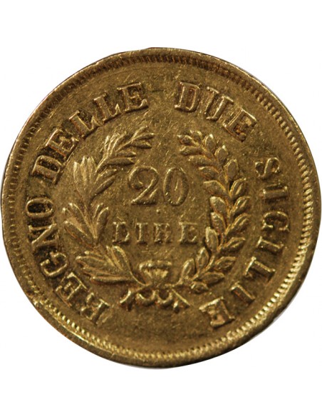ITALIE, JOACHIM MURAT - 20 LIRE OR 1813 NAPLES﻿