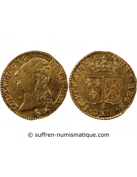LOUIS XVI - LOUIS D'OR 1788 A PARIS