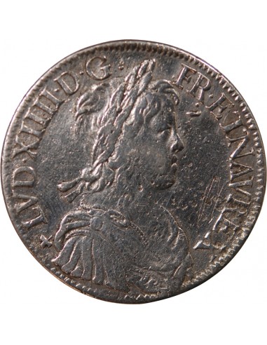 LOUIS XIV - ECU A LA MECHE LONGUE - 1653 9 RENNES