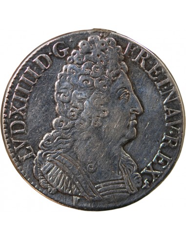 LOUIS XIV - ECU AUX TROIS COURONNES - 1711 9 RENNES