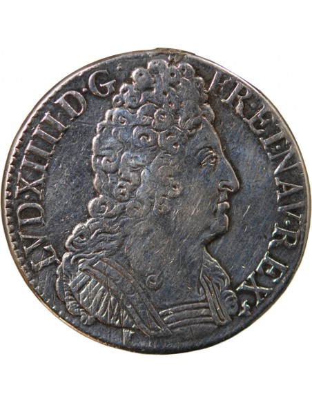 LOUIS XIV - ECU AUX TROIS COURONNES - 1711 9 RENNES